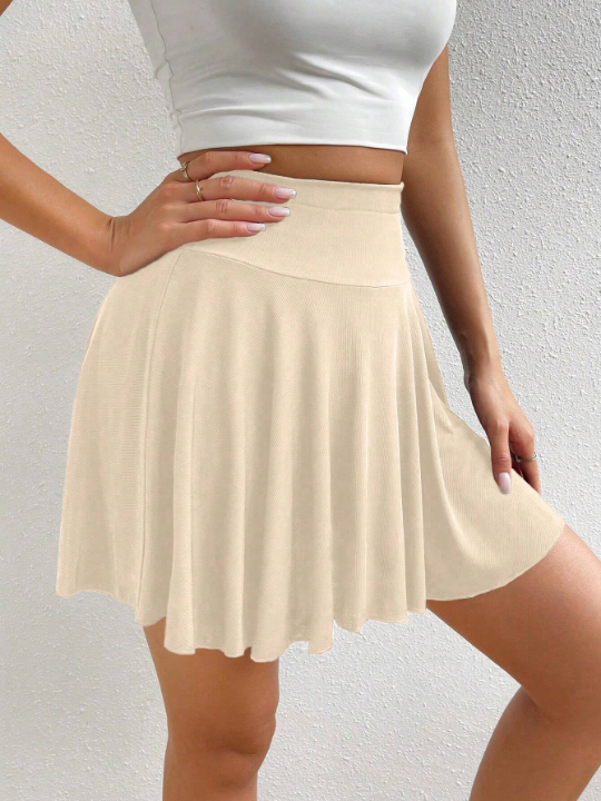 Essnce Wide Waistband Side Pocket Skort