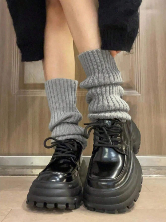 1pair Warm Foot Shoes Jk Style Bubble Socks, Fashionable Korean Lolita Loose Socks, Women's All-Match Elephant Socks For Leg Warmth