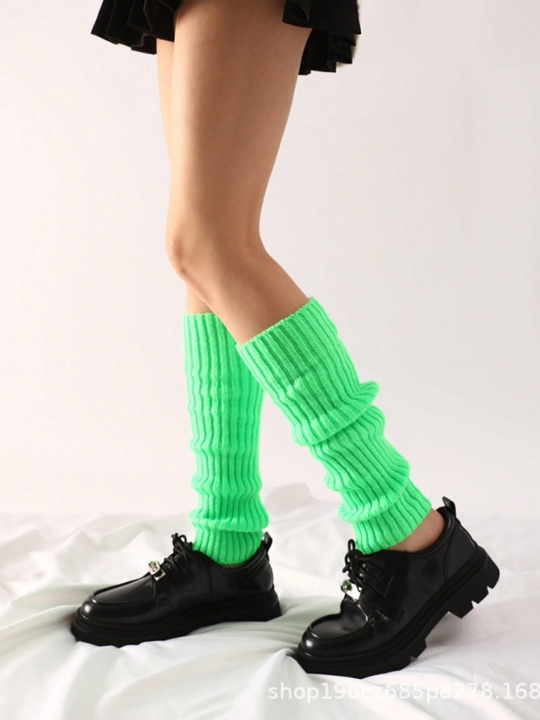 1pair Warm Footwear Jk Uniform Bubble Socks Fashionable Korean Style Lolita Loose Socks, Women's All-Match Cartoon Elephant Thermal Stockings