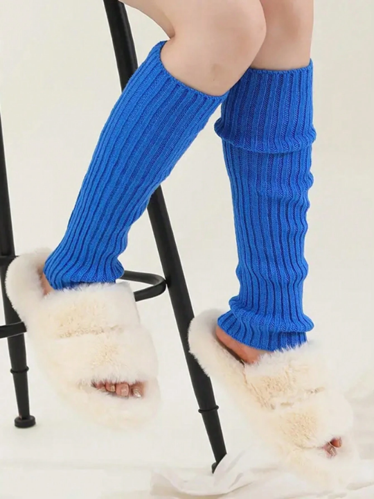 1pair Warm Foot Shoes Jk Uniform Puff Socks - Korean Lolita Style Loose Women's Socks - Elephant Design Leg Warmers