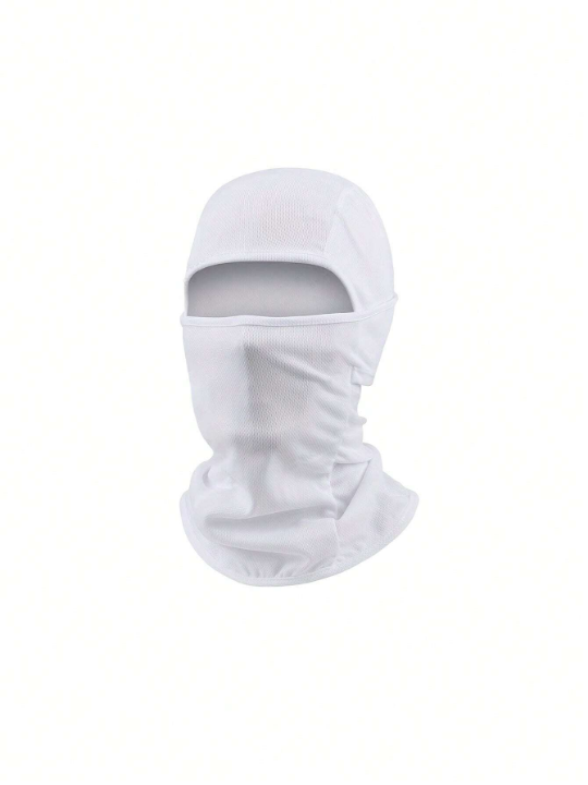 1pc Unisex Balaclava Headwear Mask Sunscreen Breathable Cap, Suitable For Spring And Summer Outdoor Travel And Activities Such As Cycling And Mountain Climbing