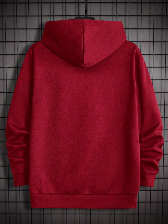 Manfinity Homme Men's Letter Printed Hoodie