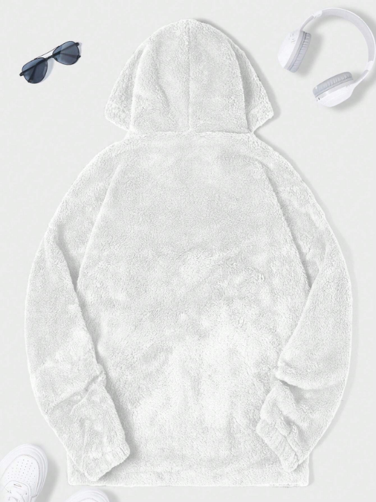 Manfinity Sporsity Men's Mountain Printed Fluffy Hoodie