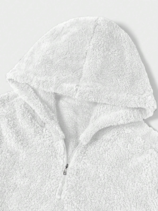 Manfinity Sporsity Men's Mountain Printed Fluffy Hoodie