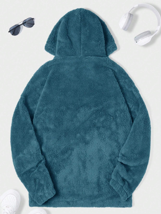 Manfinity Sporsity Men'S Embroidered Fleece Hoodie