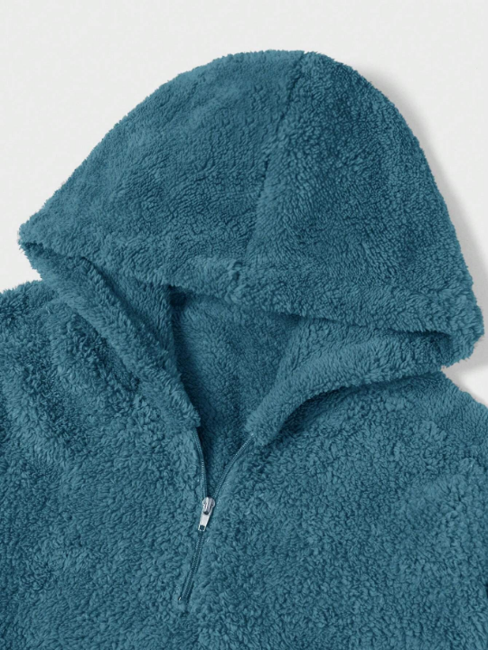 Manfinity Sporsity Men'S Embroidered Fleece Hoodie