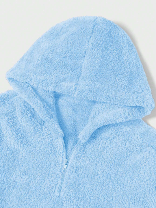 Manfinity Sporsity Men'S Embroidered Plush Hoodie