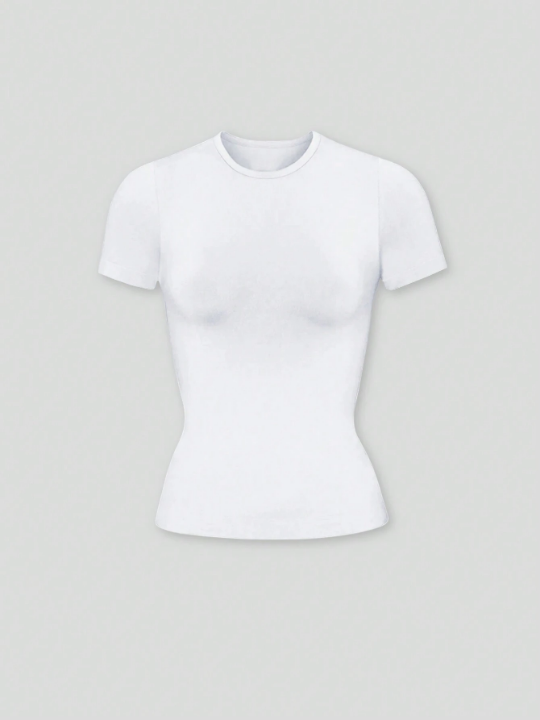 Yoga Basic Plain Casual Basic Sportswear T-Shirt