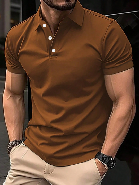 Manfinity Homme Men's Short Sleeve Polo Shirt