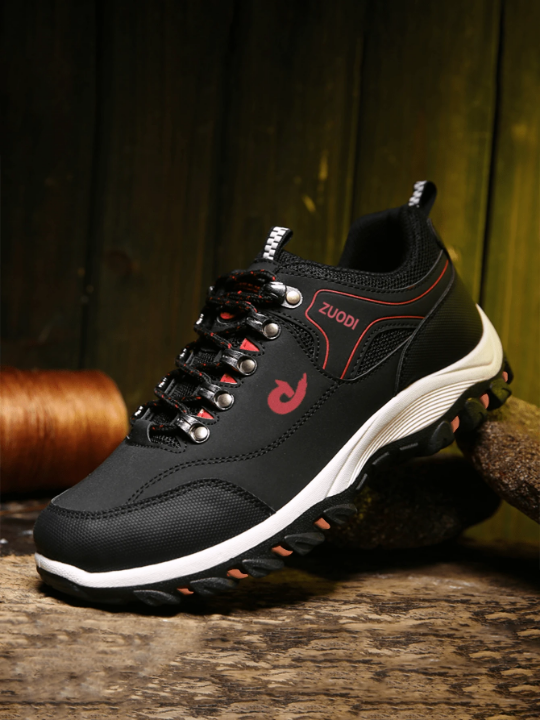 New Arrival Autumn/Winter Sports Shoes Plus Size Leather Waterproof Anti-Slip Outdoor Walking Casual Lightweight Hiking Shoes