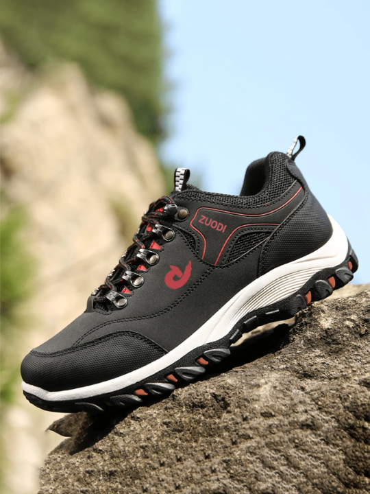 New Arrival Autumn/Winter Sports Shoes Plus Size Leather Waterproof Anti-Slip Outdoor Walking Casual Lightweight Hiking Shoes