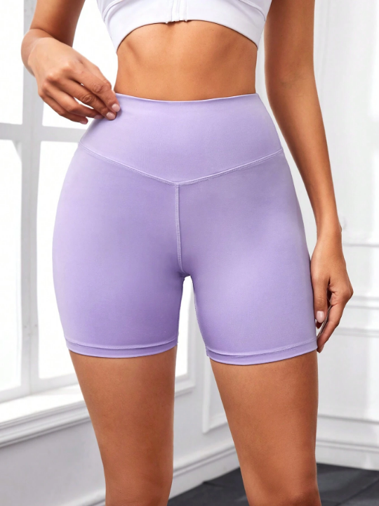 Yoga Basic Tummy Control And Butt Lifting Sport Shorts