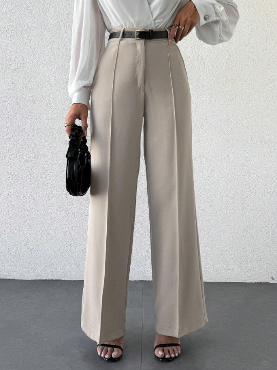 Women's Solid Color Loose Fit Pants