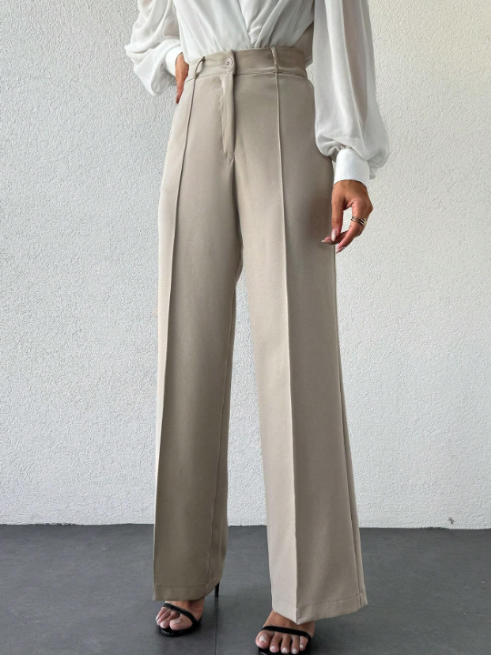 Women's Solid Color Loose Fit Pants