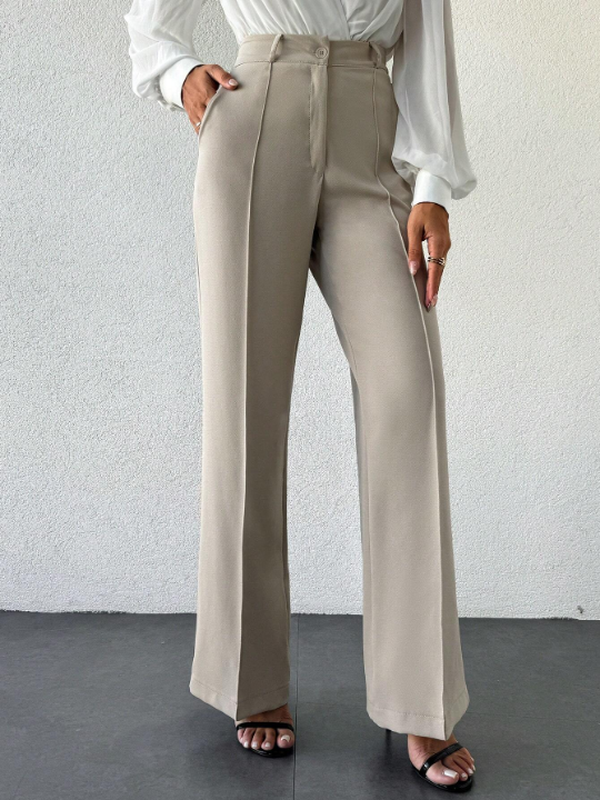 Women's Solid Color Loose Fit Pants