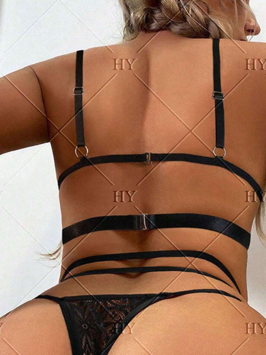 Sexy Lace Split-Type Lingerie Set For Women