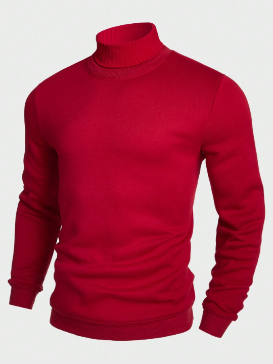Manfinity Homme Men's High Neck Long Sleeve Sweatshirt