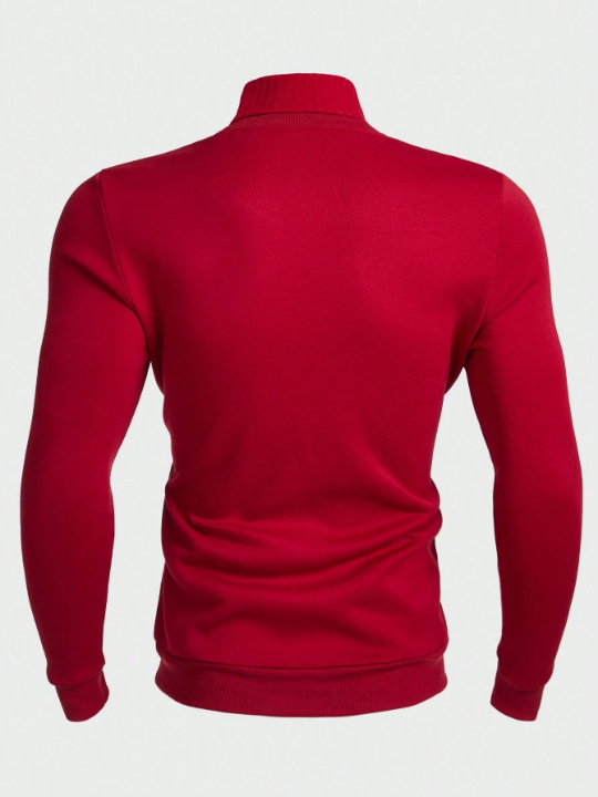 Manfinity Homme Men's High Neck Long Sleeve Sweatshirt