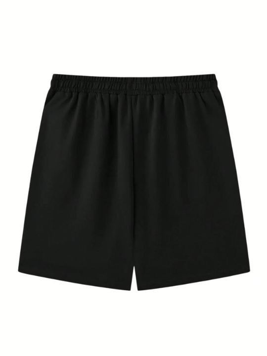 Men'S Star Pattern Printed Drawstring Waist Shorts