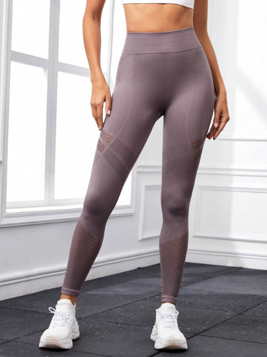 Yoga Trendy Women's Hollow Out Yoga Sport Leggings