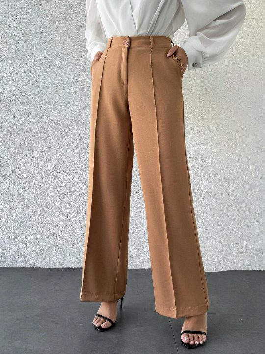 Ladies' Solid Color Pants