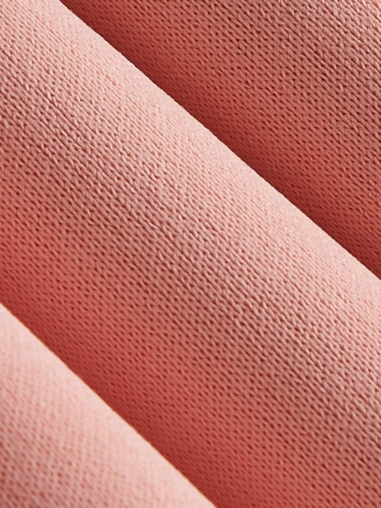 Manfinity Homme Men's Zipper Half Placket Drawstring Hoodie With Deer Head Pattern