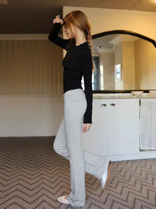 Women's Solid Color Casual Pants