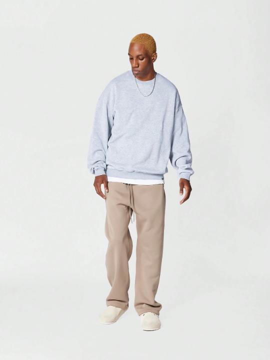 SUMWON Straight Fit Essential Drop Crotch Jogger