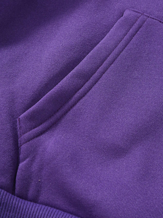 Manfinity EMRG Men's Loose Fit Hooded Fleece Sweatshirt