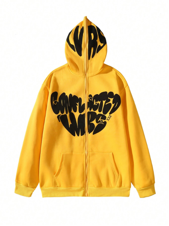 Manfinity EMRG Men's Loose Fit Hooded Sweatshirt With Fleece Lining