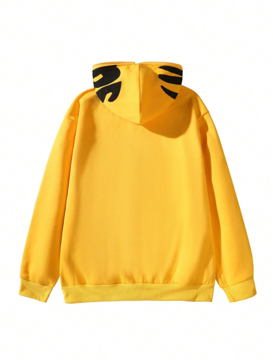 Manfinity EMRG Men's Loose Fit Hooded Sweatshirt With Fleece Lining