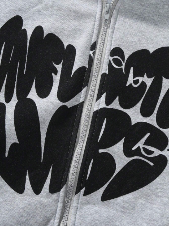 Manfinity EMRG Men's Loose Thickened Hooded Sweatshirt