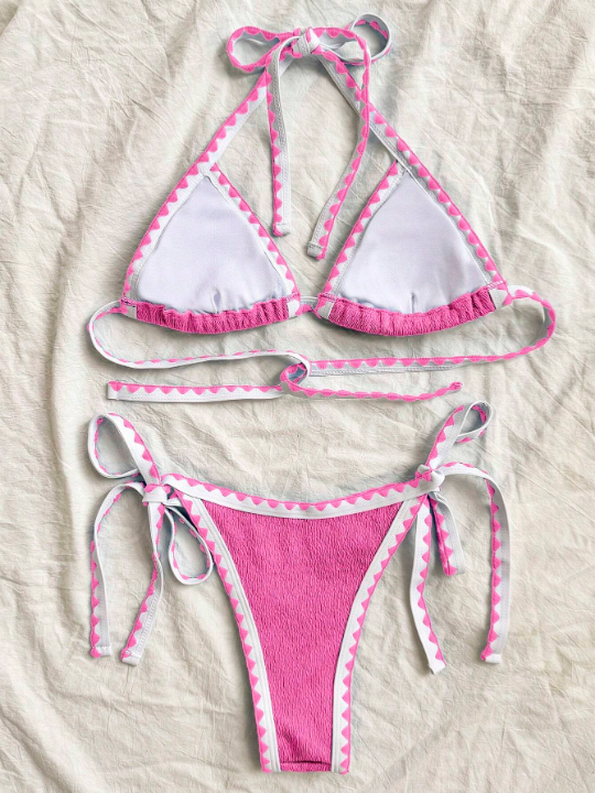 2024 New Arrival Bikini Set With Straps, Fashionable & Sexy Swimwear For Women