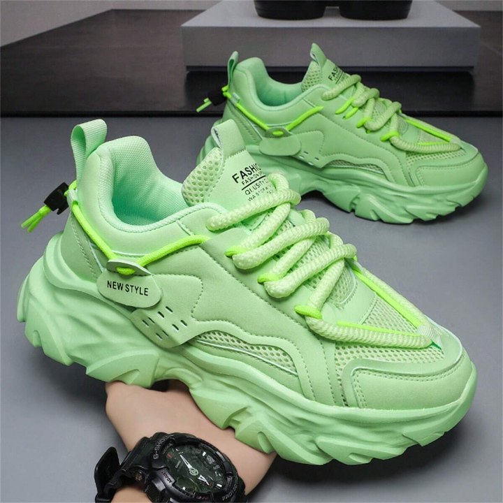 Men's Winter Fashionable And Versatile Casual Sports Dad Shoes, Anti-Slip, Wear-Resistant, Height-Increasing