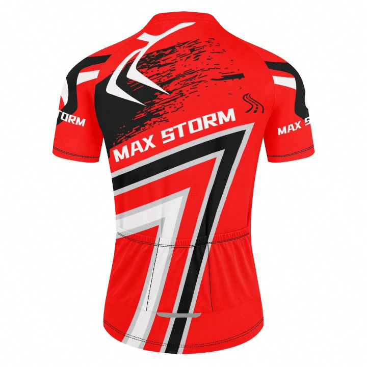 Max Storm Cycling Jersey Man Mountain Bike Clothing Quick-Dry Racing MTB Bicycle Clothes Uniform Breathale Cycling Clothing Wear Gym Clothes Men