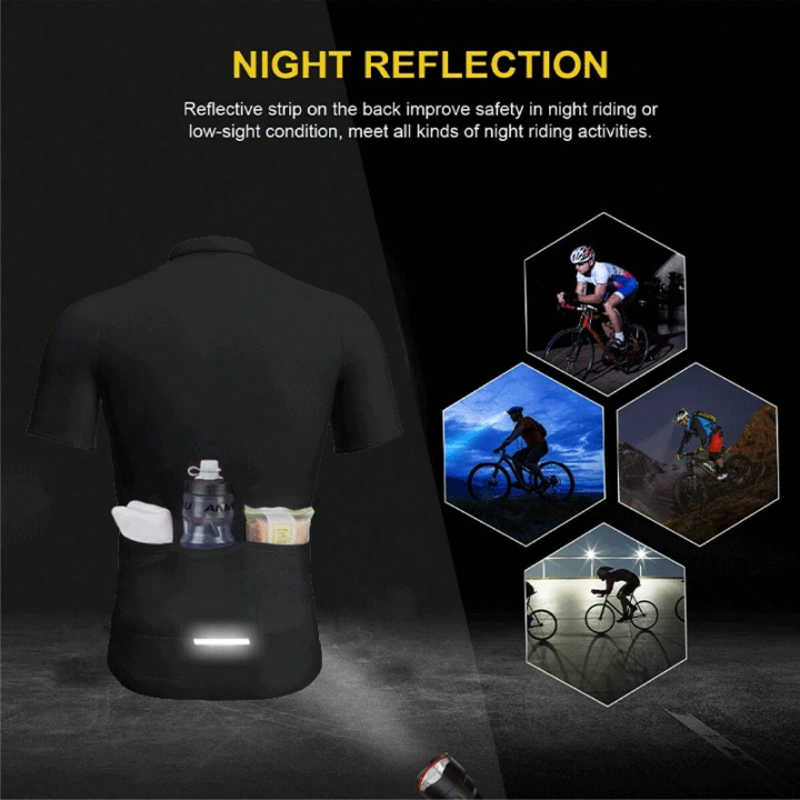 Max Storm Cycling Jersey Man Mountain Bike Clothing Quick-Dry Racing MTB Bicycle Clothes Uniform Breathale Cycling Clothing Wear Gym Clothes Men