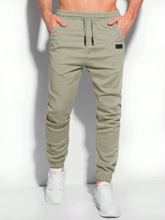 Manfinity Hypemode Men's Jogger Pants With Patch Pockets And Elastic Cuffs