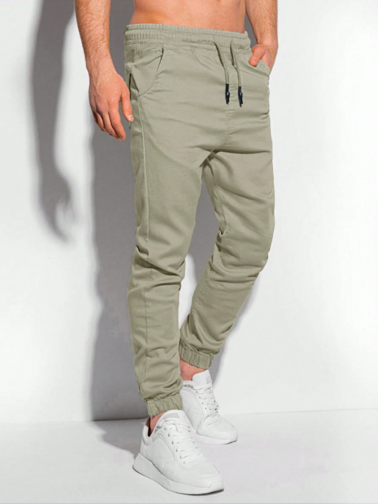 Manfinity Hypemode Men's Jogger Pants With Patch Pockets And Elastic Cuffs