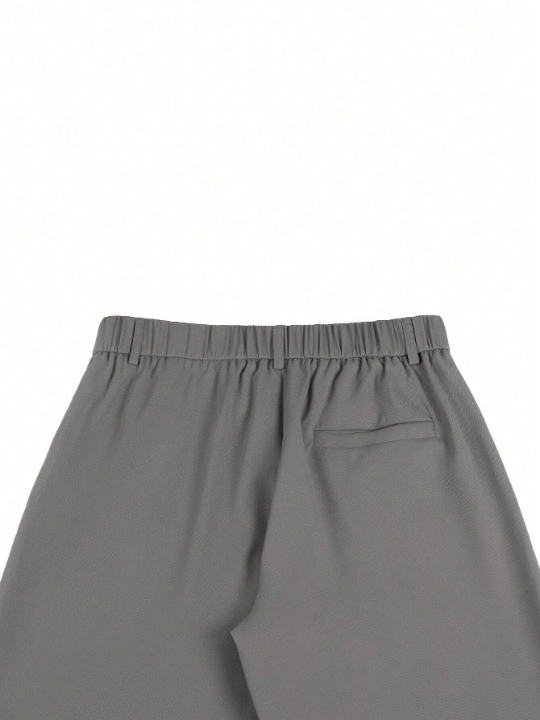 Manfinity Homme Men's Solid Color Shorts With Pockets