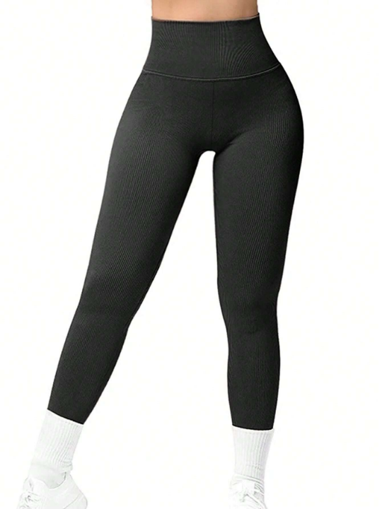 2pcs Women's High Waist Slim Fit Leggings