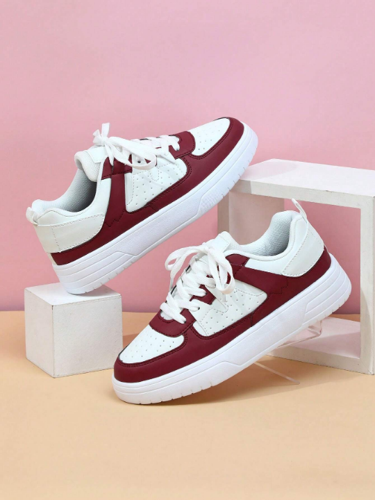 Color Matching Casual Comfortable Versatile Student Sneakers, Sport Shoes