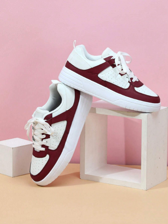 Color Matching Casual Comfortable Versatile Student Sneakers, Sport Shoes