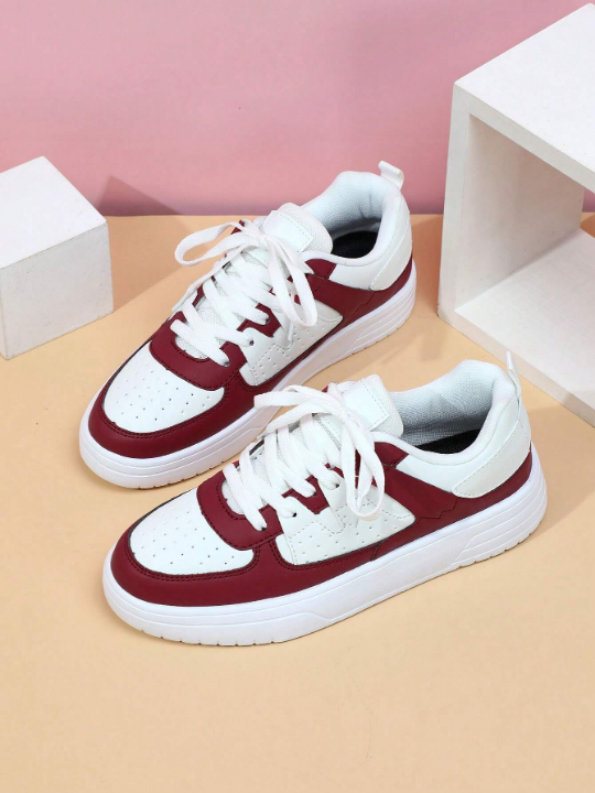 Color Matching Casual Comfortable Versatile Student Sneakers, Sport Shoes