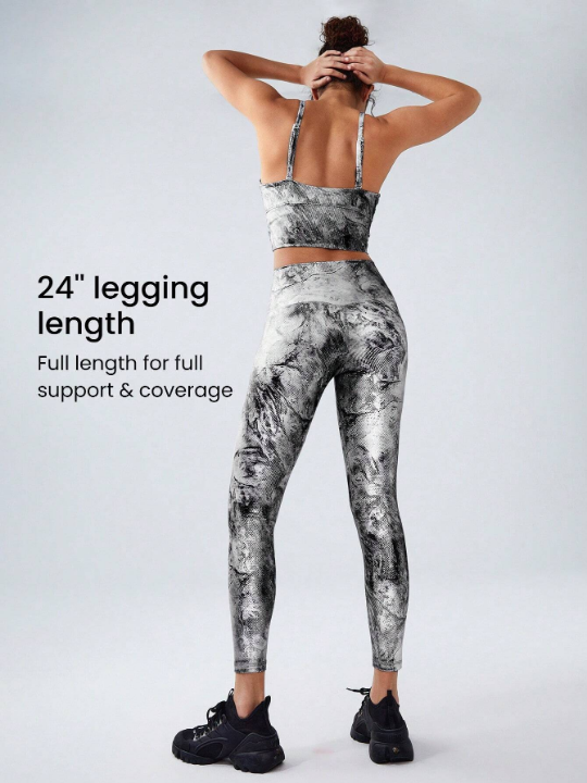 GLOWMODE 24" FeatherFit Crossover Leggings