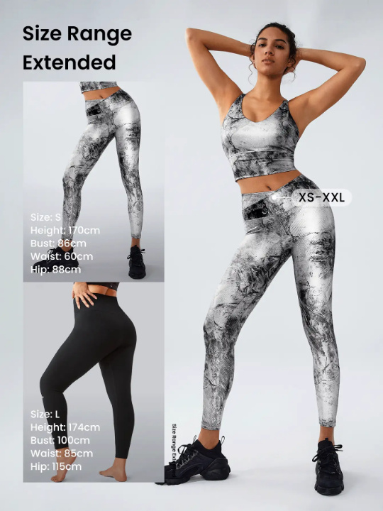 GLOWMODE 24" FeatherFit Crossover Leggings