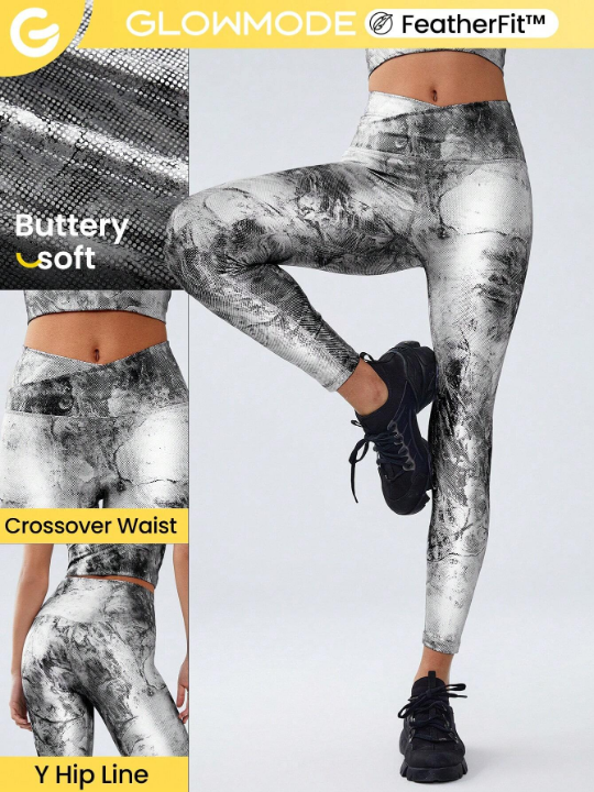 GLOWMODE 24" FeatherFit Crossover Leggings