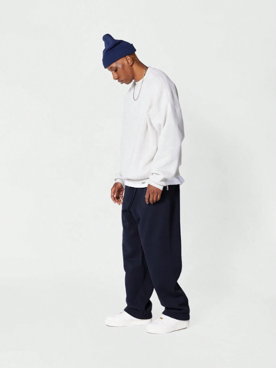 SUMWON Straight Fit Essential Drop Crotch Jogger