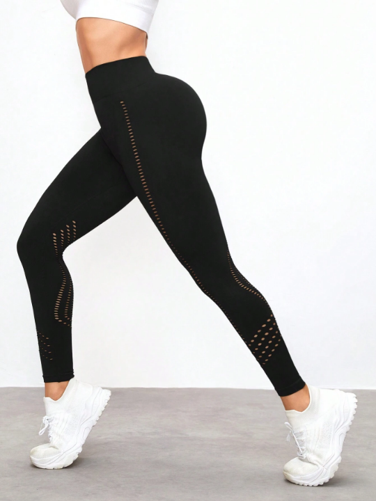 Mesh Splicing Sports Leggings