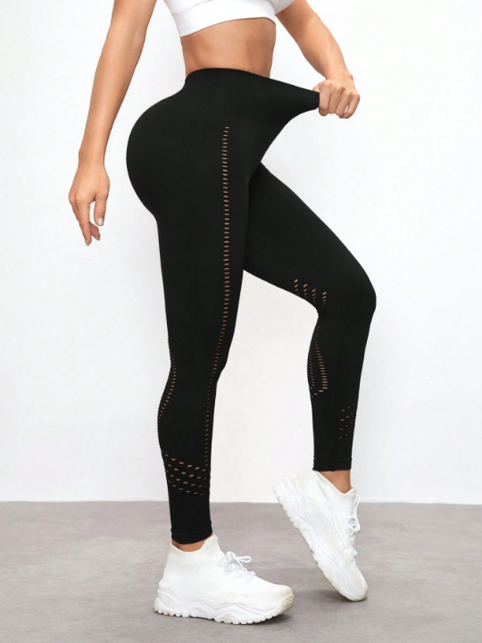 Mesh Splicing Sports Leggings