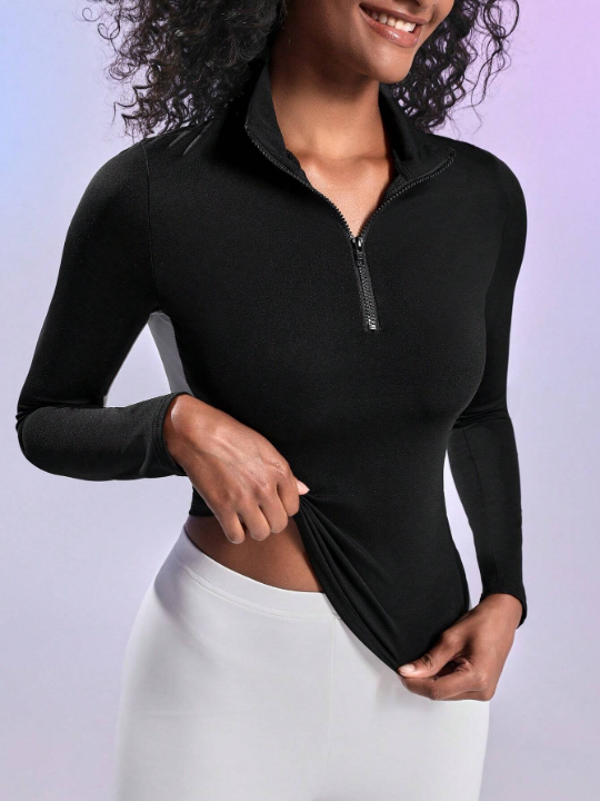 Sport Lifespree Women's High Neck Long Sleeve Sports Sweatshirt